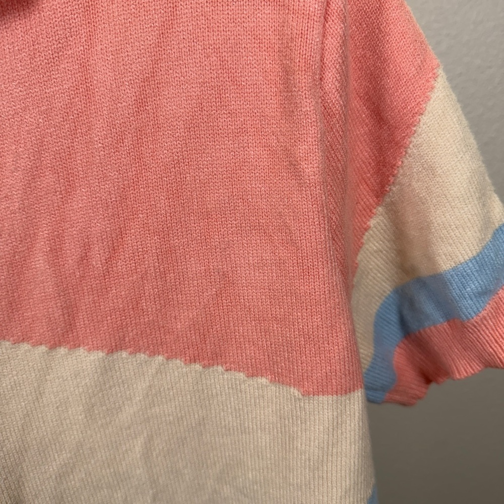 Women's Colorful Button Down Sweater - Picture 3 of 12